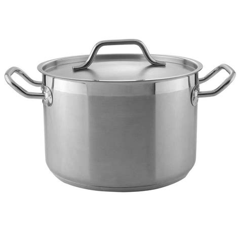 Stock Pot 34L with Lid Stainless Steel - Dealsdirect.co.nz