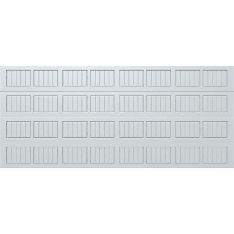 Wayne Dalton Classic Steel Model 8000 16 Ft X 7 Ft White Double Garage