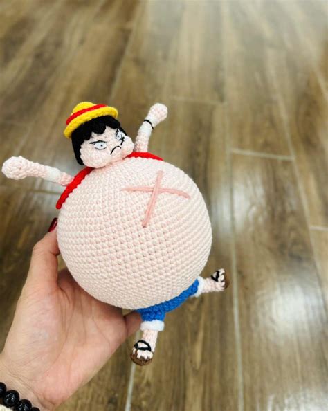 Luffy Crochet Plush | One Piece Amigurumi Doll | Straw Hat Luffy