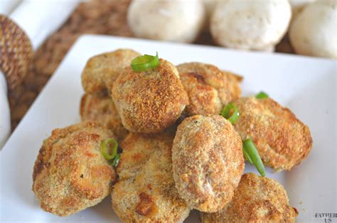 Crispy Air Fryer Mushrooms Recipe - Father and Us