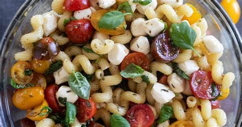 Caprese Pasta Salad Punchfork