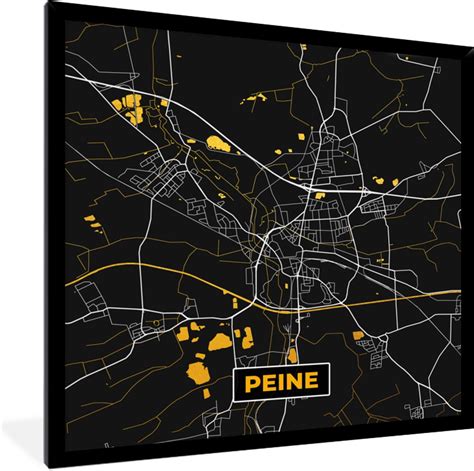 Fotolijst Incl Poster Duitsland Black And Gold Peine