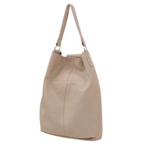 Sk Rzana Be Owa Nude A Torebka Worek Sk Ra Naturalna Xl