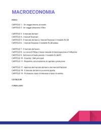 Riassunto Macroeconomia Una Prospettiva Europa Di Blanchard Amighini