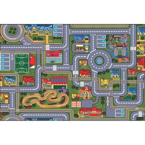 Tapete Infantil Criança Grande Pista Carrinho Hot 150x100cm Shopee Brasil