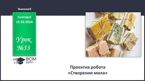 Урок №53 технологічної освітньої галузі для 6 класу. Ходзицька І. Ю ...