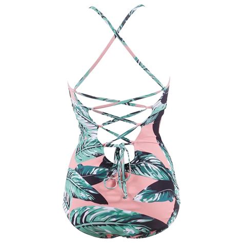 Nakiaeoi 2019 Sexy One Piece Swimsuit Push Up Swimwear Women Bodysuit