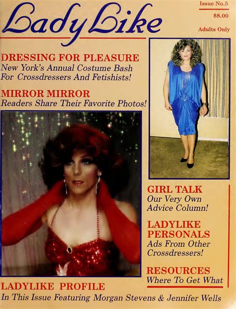 Crossdressing Training Ladylike Issue 5, 1989 Vintage Magazine