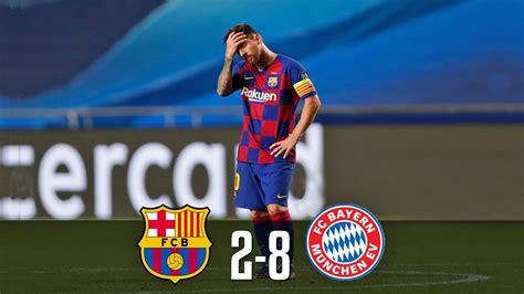 Watch: FC Barcelona 2-8 Bayern Munich | All Goals & Highlights