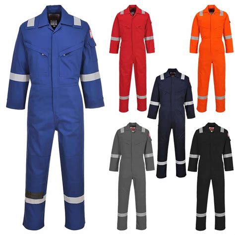 Portwest Flame Resistant Light Weight Anti Static Coverall FR28