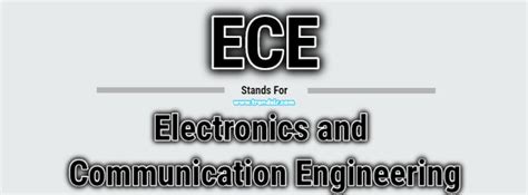 Full Form Of Ece Trendslr
