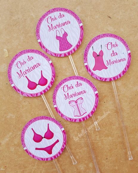 Topper para Doces Chá de Lingerie Uinidades Elo