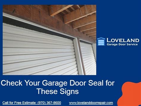 What S A Garage Door Seal The Types Of Seals Experts Recommend Loveland Garage Door Service