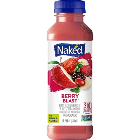 Amazon Naked Juice Berry Blast Flavored Fruit Smoothie Blend Fl Oz Grocery