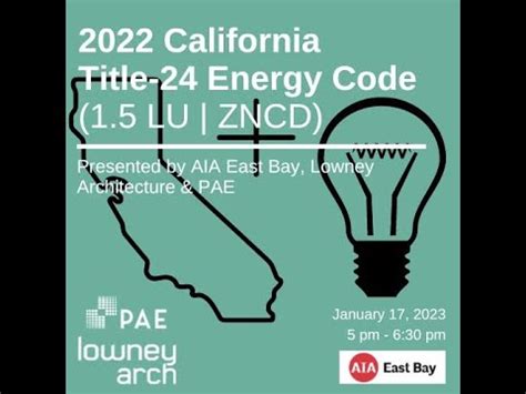 California Title Energy Code Youtube