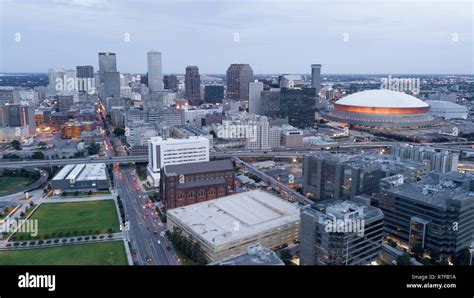 Aerial Of Downtown New Orleans Banque De Photographies Et Dimages à