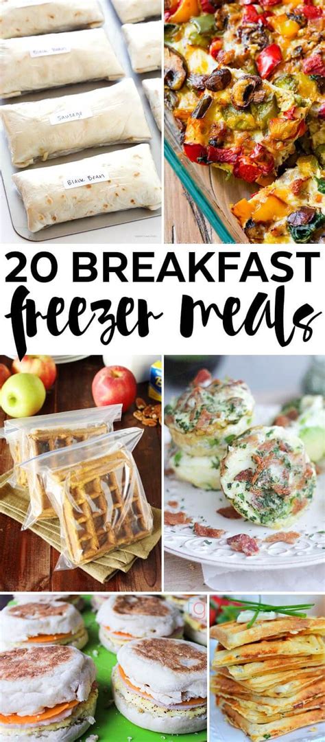 20 breakfast freezer meals – Artofit
