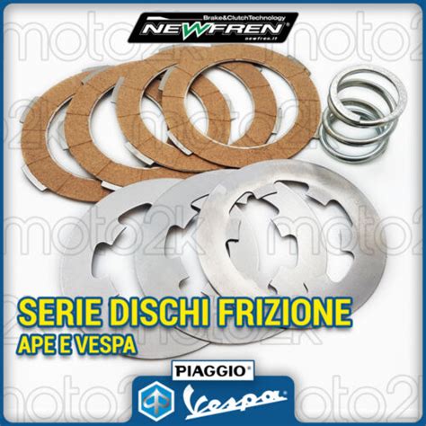 SERIE 4 DISCHI FRIZIONE NEWFREN RINFORZATI PER PIAGGIO VESPA 50 SPECIAL