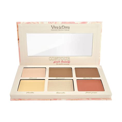 Палетка для контуринга лица Viva la Diva Powder Contour Palette, Light ...