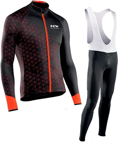 Traje Ciclismo De Manga Larga Hombre Jersey Ciclismo Maillot De Manga