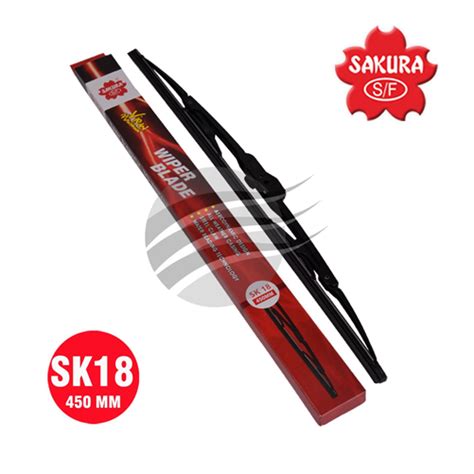 Wiper Blade 450MM 18 Inch Complete Universal Hook Blade SK18 Tinkr