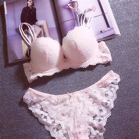 Womens Lingerie Floral Push Up Padded Bra And Panties Set Underwear Bralette Abc Ebay