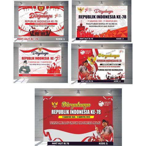 jual spanduk banner  agustus dirgahayu kemerdekaan hut ri  custom