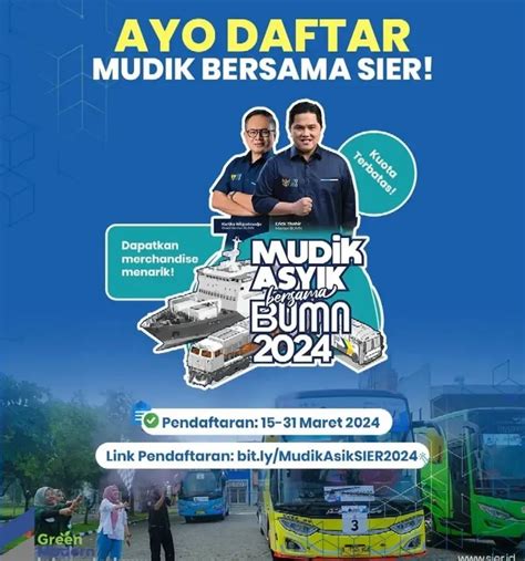 RESMI DIBUKA Jadwal Pendaftaran Mudik Gratis Lebaran 2024 PLN Berikut