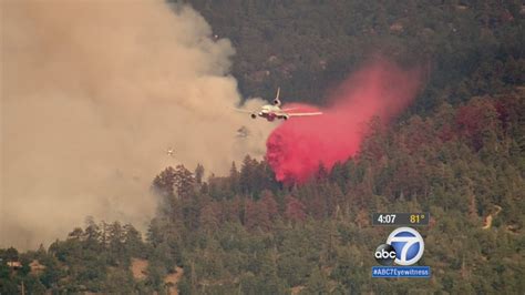 Evacuations Lifted For Homes Near Summit Fire Abc7 Los Angeles