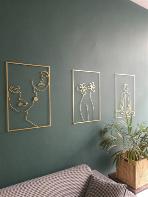 Gold Woman Wall Art Set Naked Woman Wall Decor Wall Decor Etsy Artofit