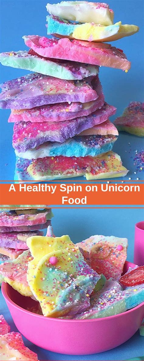 A Healthy Spin On Unicorn Food Food Unicorn Foods Amazing Food