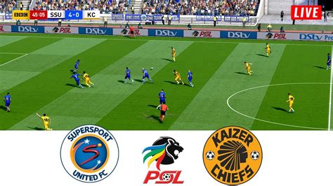 🔴SUPERSPORT UNITED vs KAIZER CHIEFS LIVE TODAY ⚽ DSTV PREMIERSHIP 2023 ...