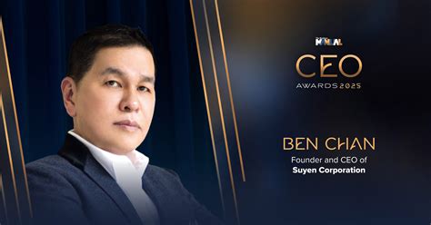 business manual ceo awards  honors ben chan