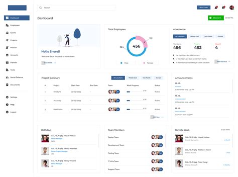 Employee Portal Web App By Iamthahirsaddapalli On Dribbble