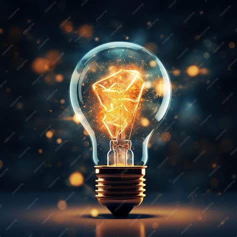premium photo glowing light bulb filament green innovation fuel