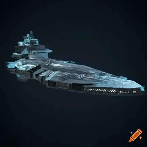 Create a photorealistic image of a futuristic sci-fi ship that has 20 ...