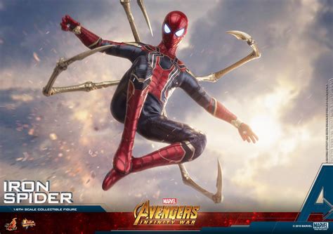 Hot Toys Avengers Infinity War Iron Spider Figure Actionfiguresdaily