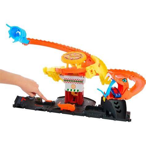Set De Joaca Hot Wheels Atacul Sarpelui De La Pizzerie Htn Noriel