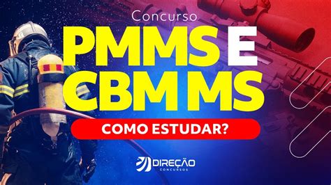 Concursos PM MS e BMMS Como estudar no pós edital Rafael Valle