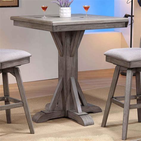 Bar Table Set Gray At Ashley Fay Blog