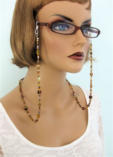 Brown Eyeglass Chain Women Glasses Chains Glasses Necklace Glasses Chain For Women Brown