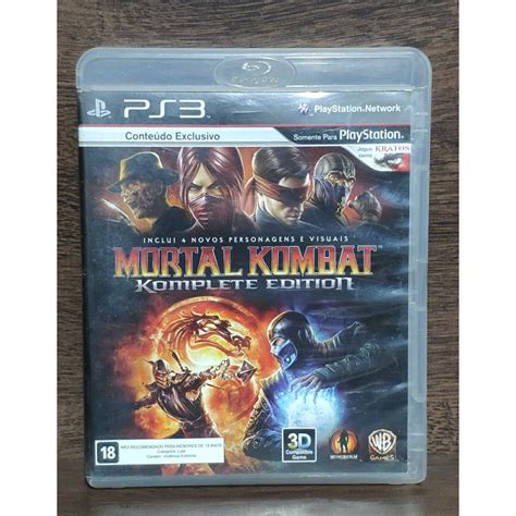 Mortal Kombat: Komplete Edition - PS3 | Shopee Brasil