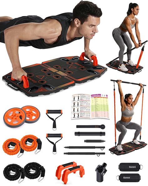 amazoncom gonex portable home gym workout equipment   exercise