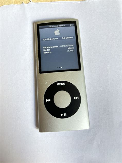 Apple IPod Nano 4 Generation 8GB 4 Gen Silber A1285 885909240906 EBay