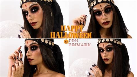 MAQUILLAJE DE PITONISA PARA HALLOWEEN CON PRIMARK AD YouTube