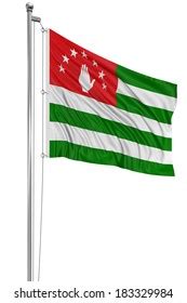 Abkhazia Flag Vector Illustration Stock Vector Royalty Free