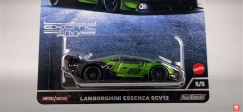 HOT WHEELS Premium Lamborghini Essenza Scv12 Exotic Envy