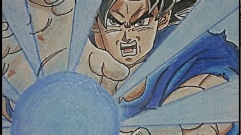 COMO DIBUJAR A GOKU ULTRA INSTINTO KAMEHAMEHA HOW TO DRAW TO GOKU