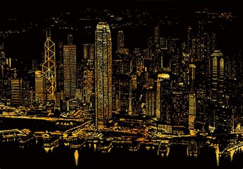 Скретч-картина «Гонконг» HONGKONG Корея 41x29 см - купить недорого в ...