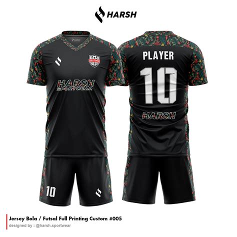 jual jersey baju futsalbola full printing  nama punggung  nomor